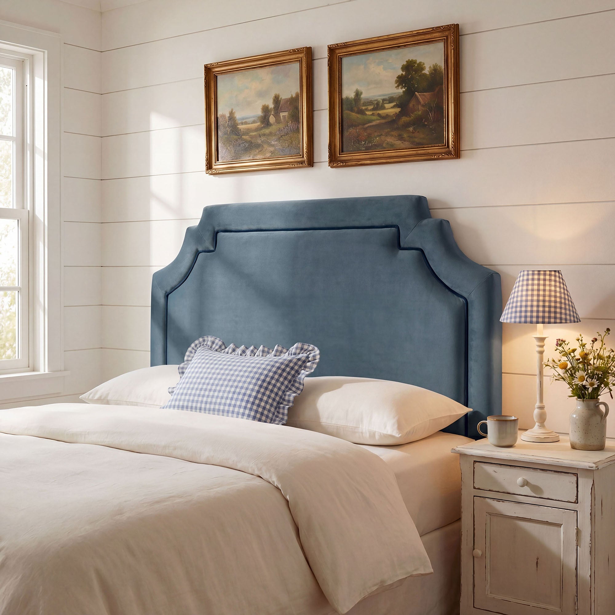 Modway MOD-7331 Magnolia Stain-Resistant Performance Velvet Queen Size Headboard