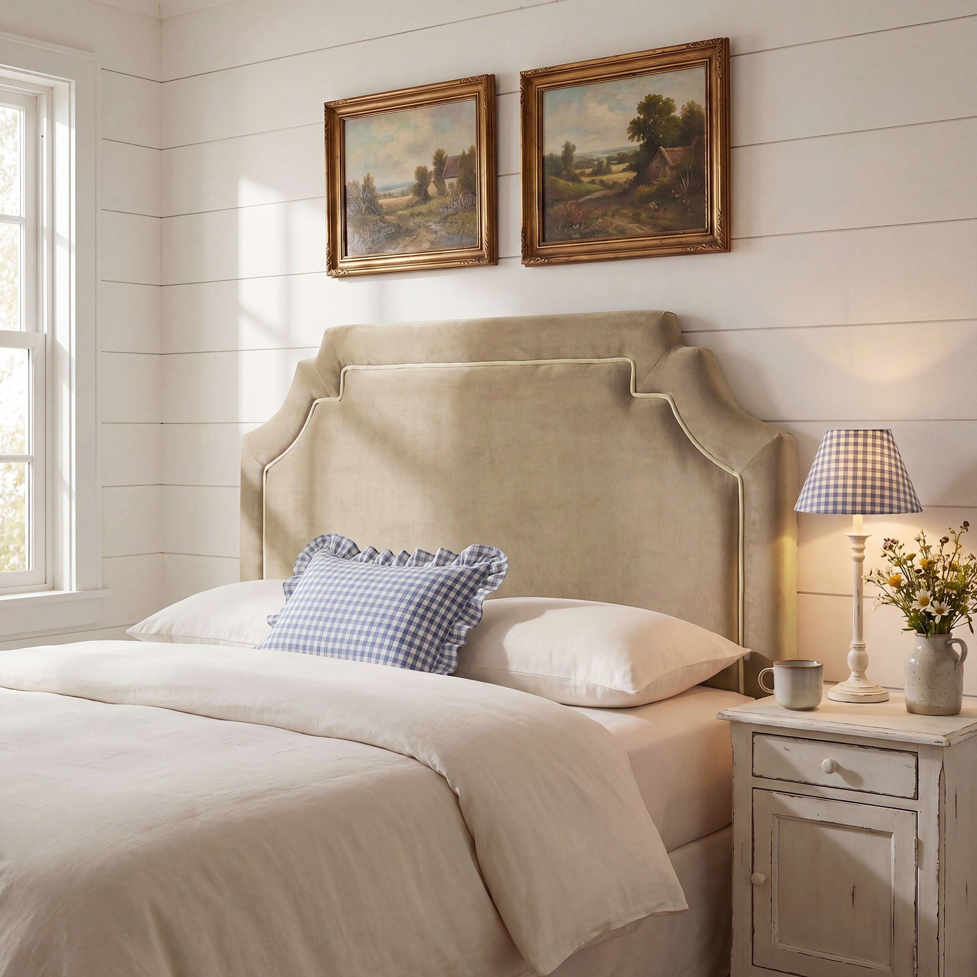 Modway MOD-7331 Magnolia Stain-Resistant Performance Velvet Queen Size Headboard