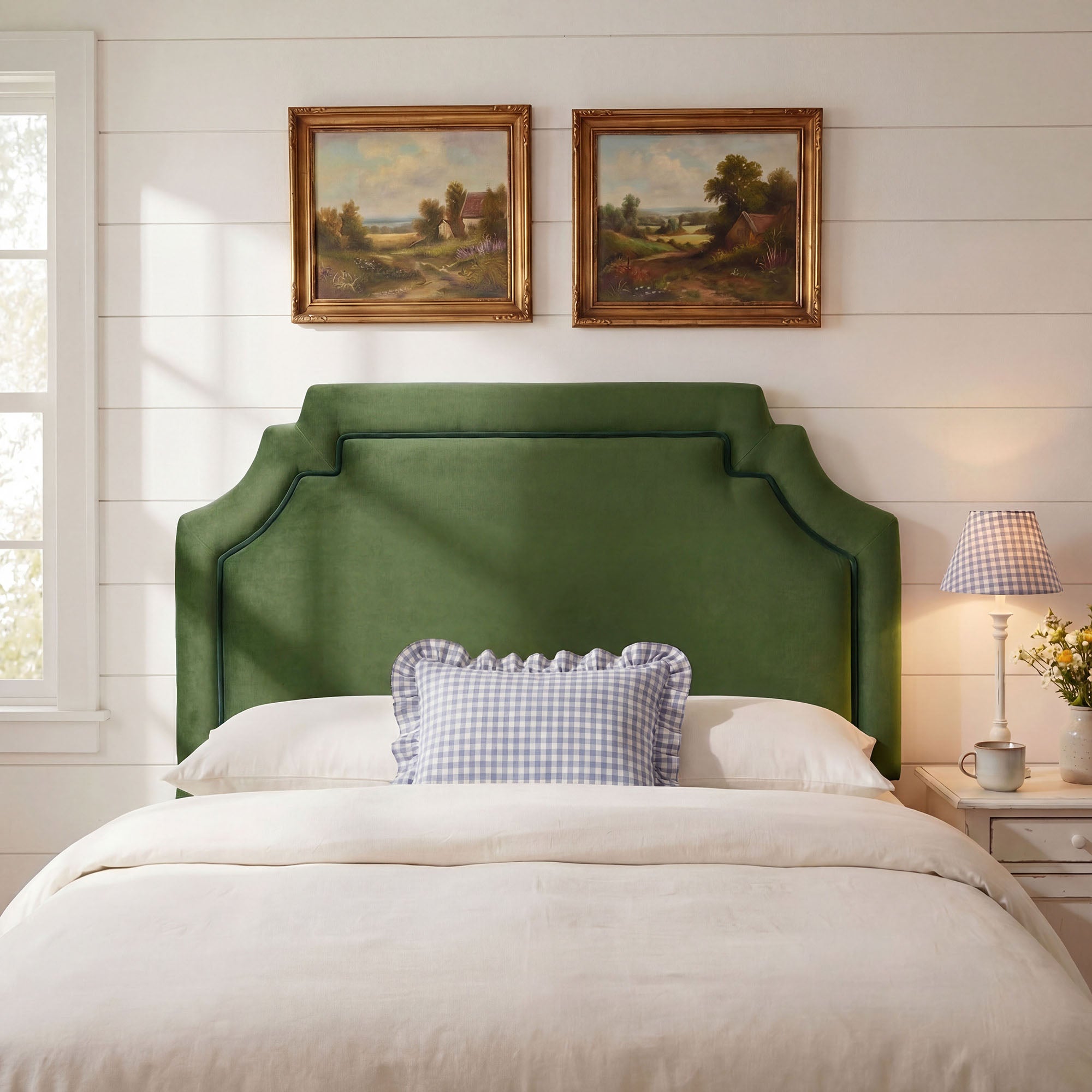 Modway MOD-7332 Magnolia Stain-Resistant Performance Velvet King Size Headboard