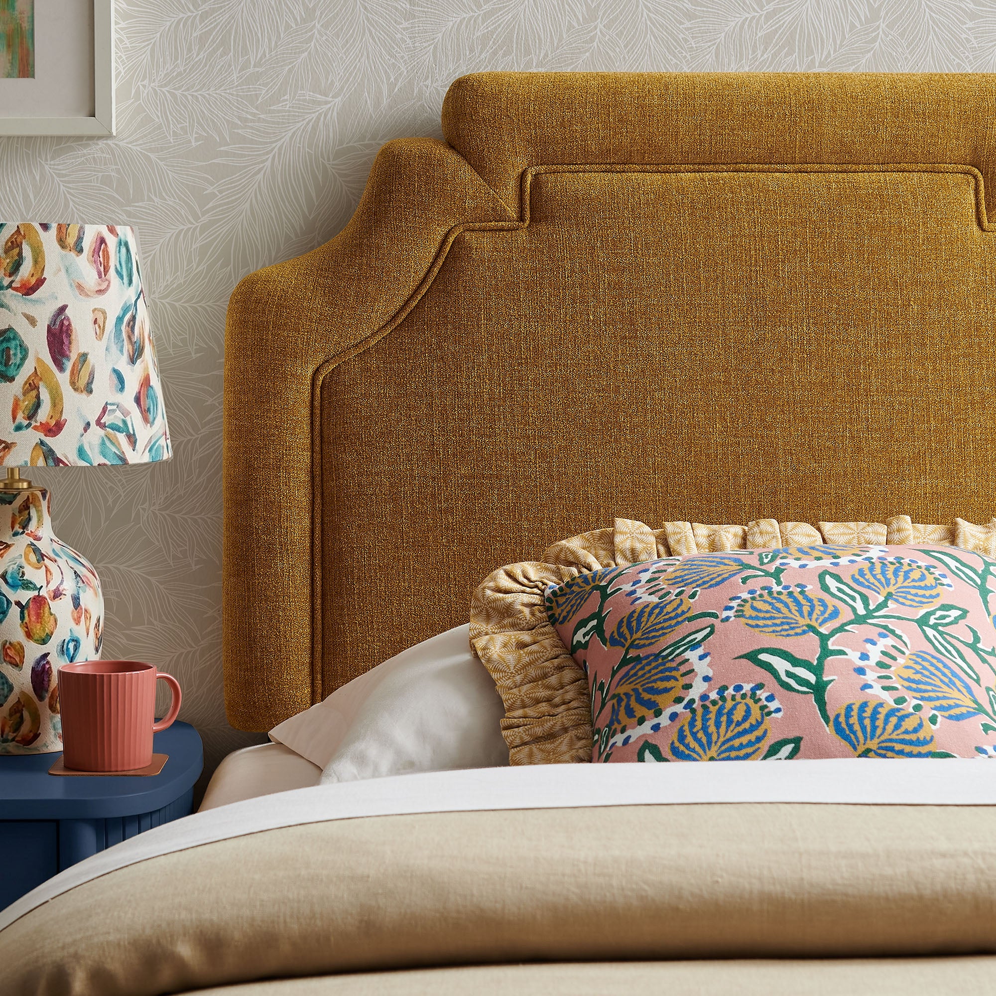 Modway MOD-7333 Magnolia Upholstered Fabric Twin Size Headboard
