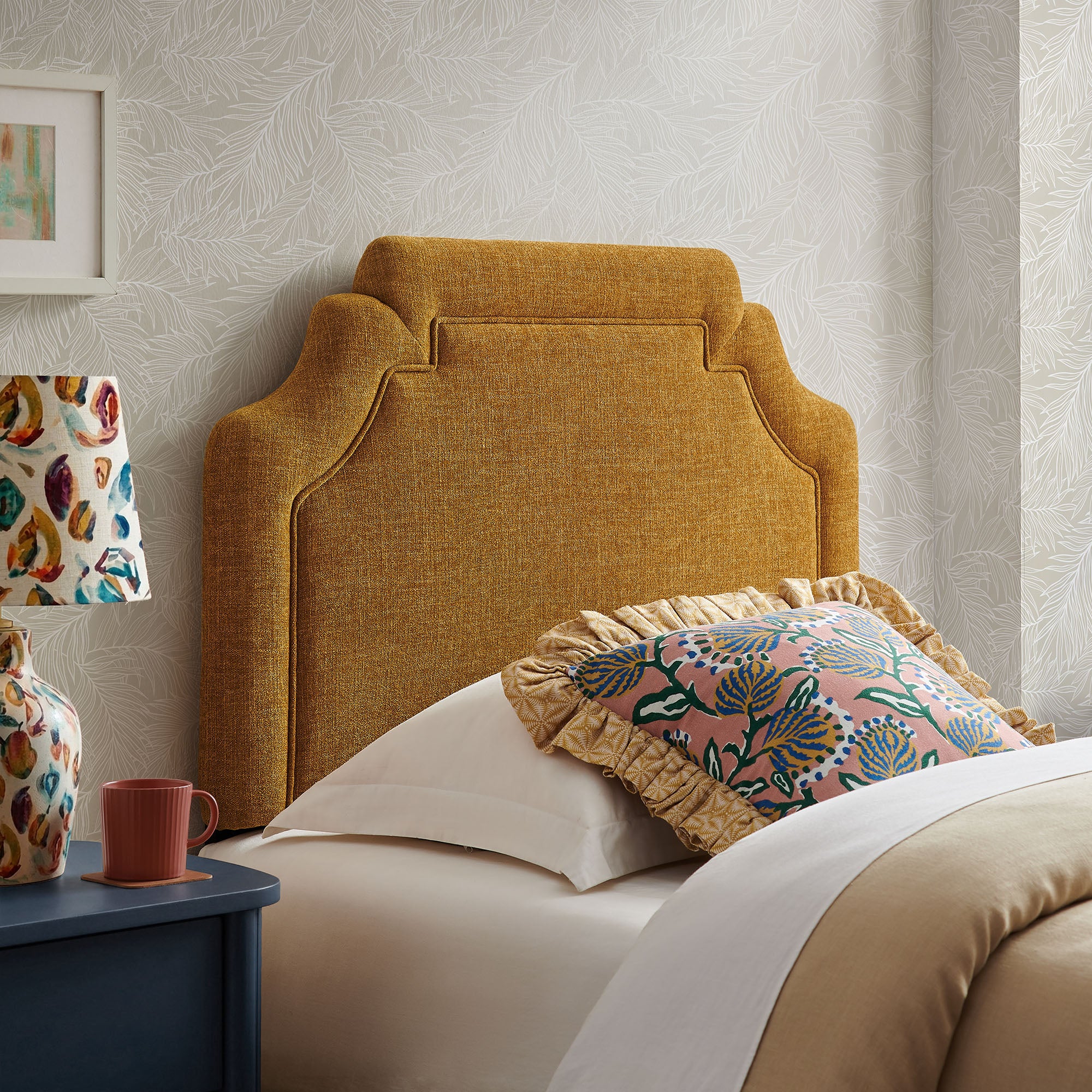 Modway MOD-7333 Magnolia Upholstered Fabric Twin Size Headboard