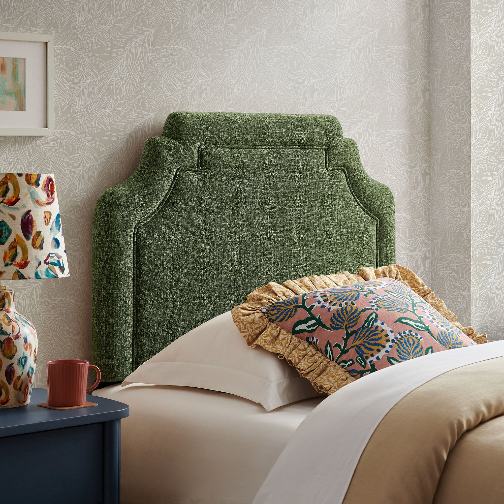 Modway MOD-7333 Magnolia Upholstered Fabric Twin Size Headboard