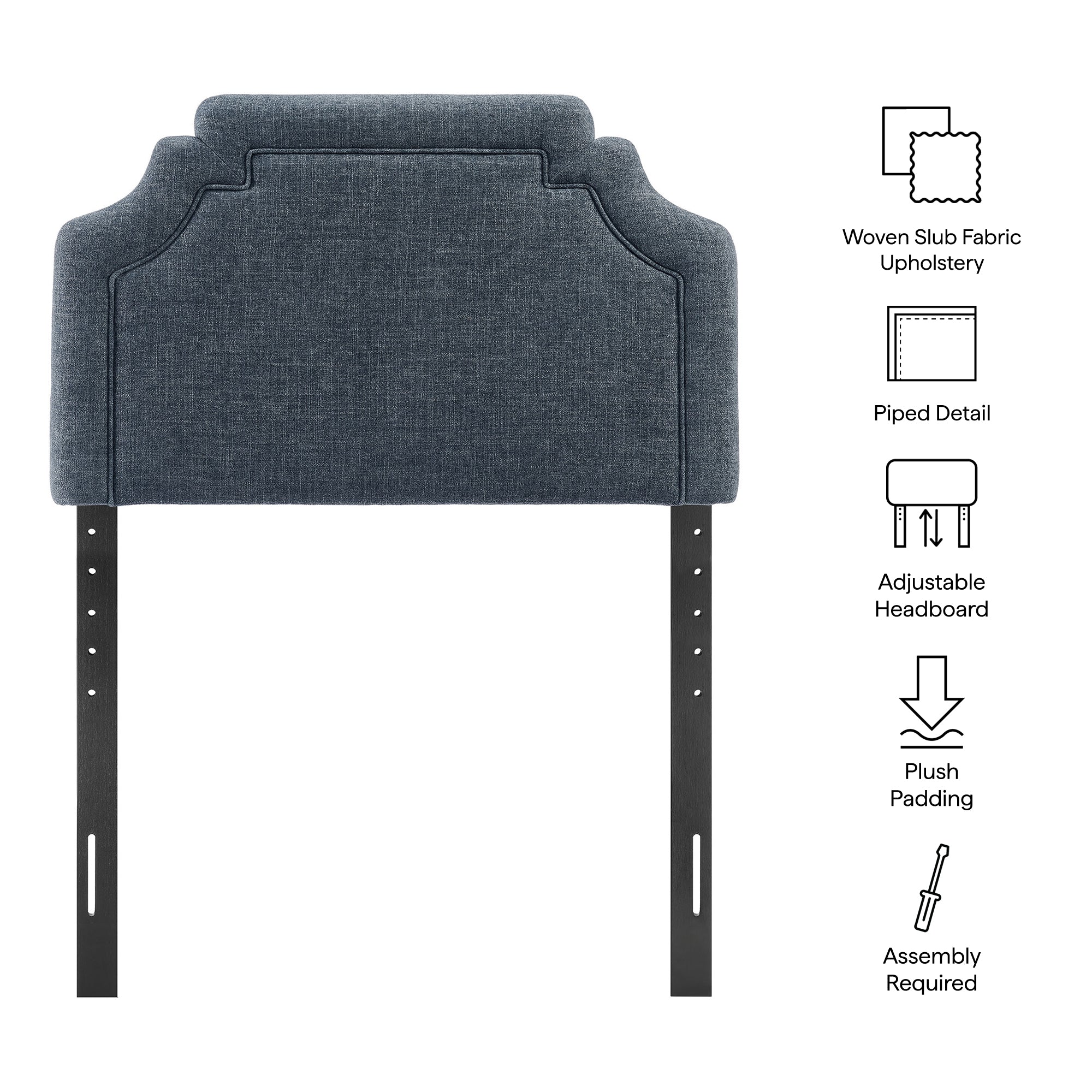 Modway MOD-7333 Magnolia Upholstered Fabric Twin Size Headboard