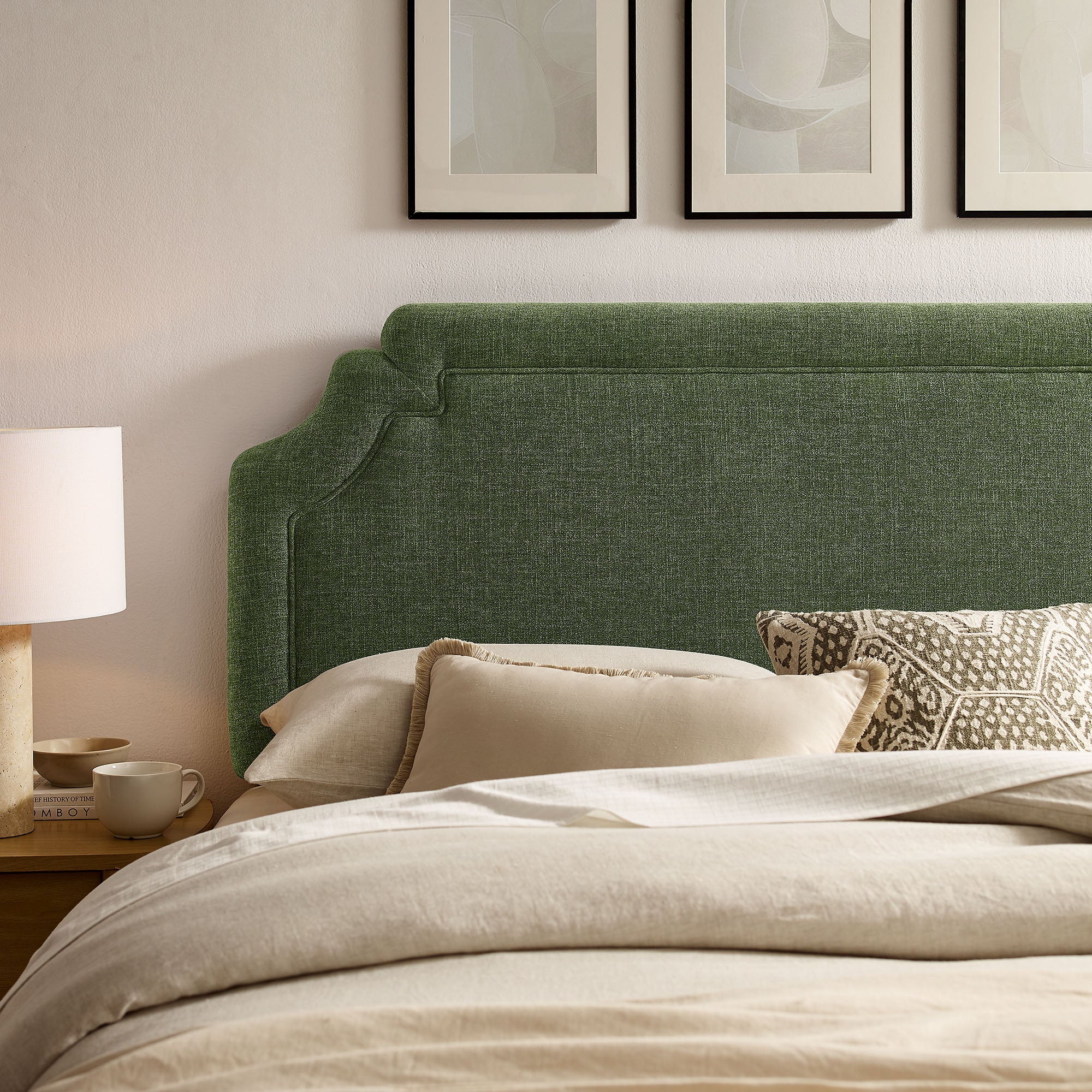 Modway MOD-7334 Magnolia Upholstered Fabric Full Size Headboard