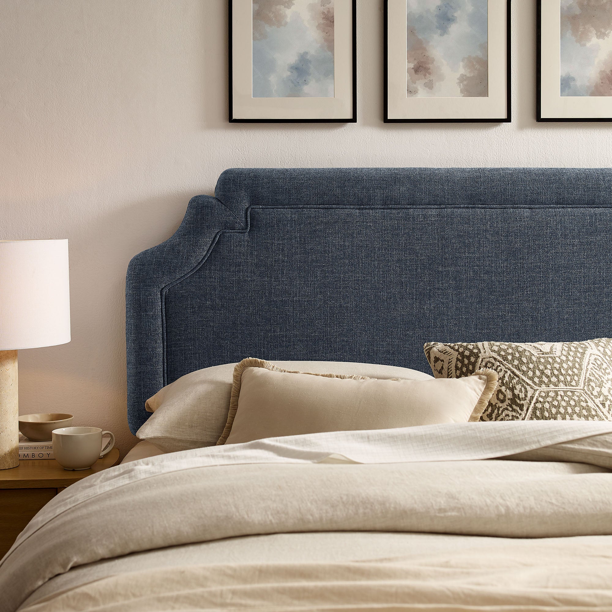 Modway MOD-7334 Magnolia Upholstered Fabric Full Size Headboard