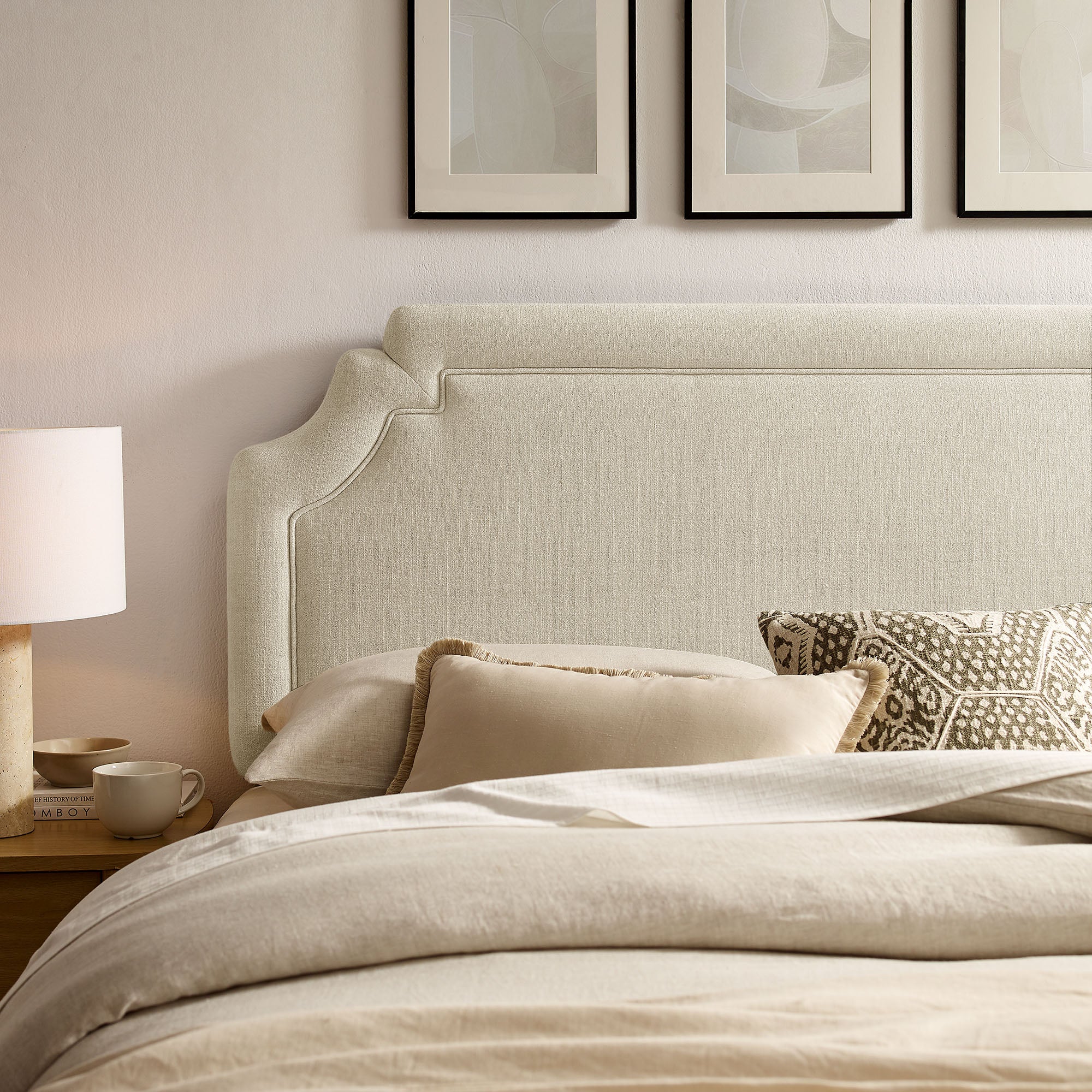 Modway MOD-7335 Magnolia Upholstered Fabric Queen Size Headboard