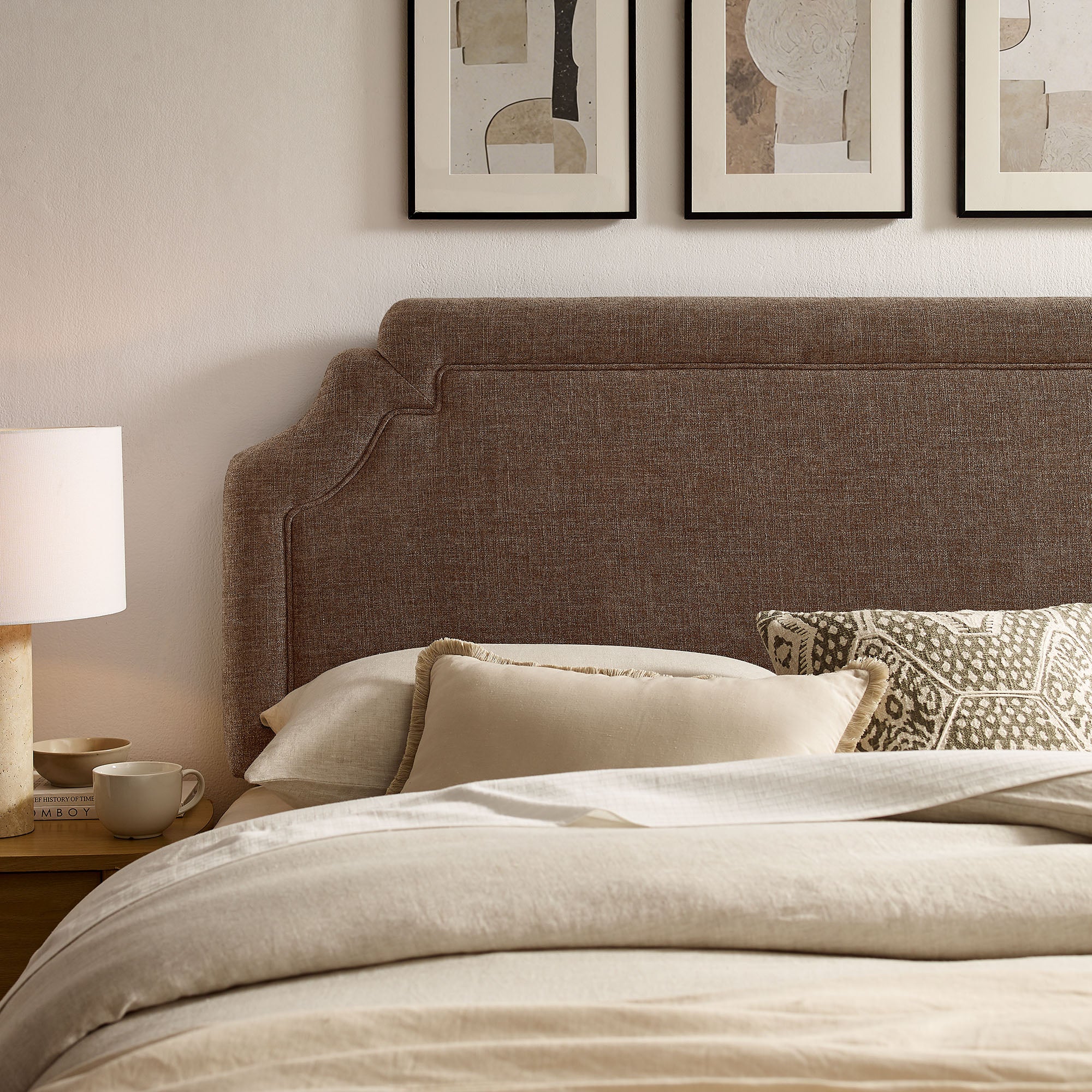 Modway MOD-7335 Magnolia Upholstered Fabric Queen Size Headboard