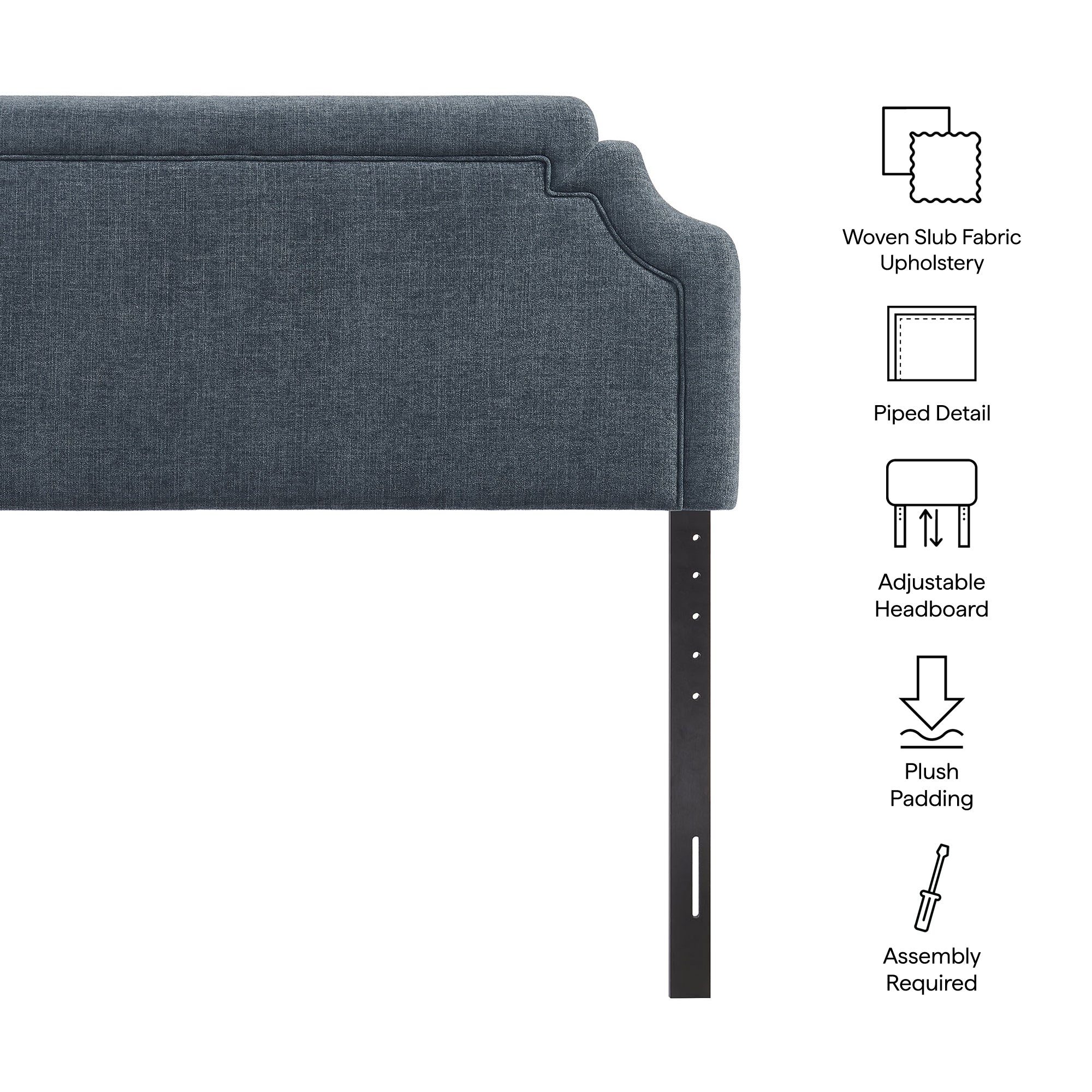 Modway MOD-7335 Magnolia Upholstered Fabric Queen Size Headboard