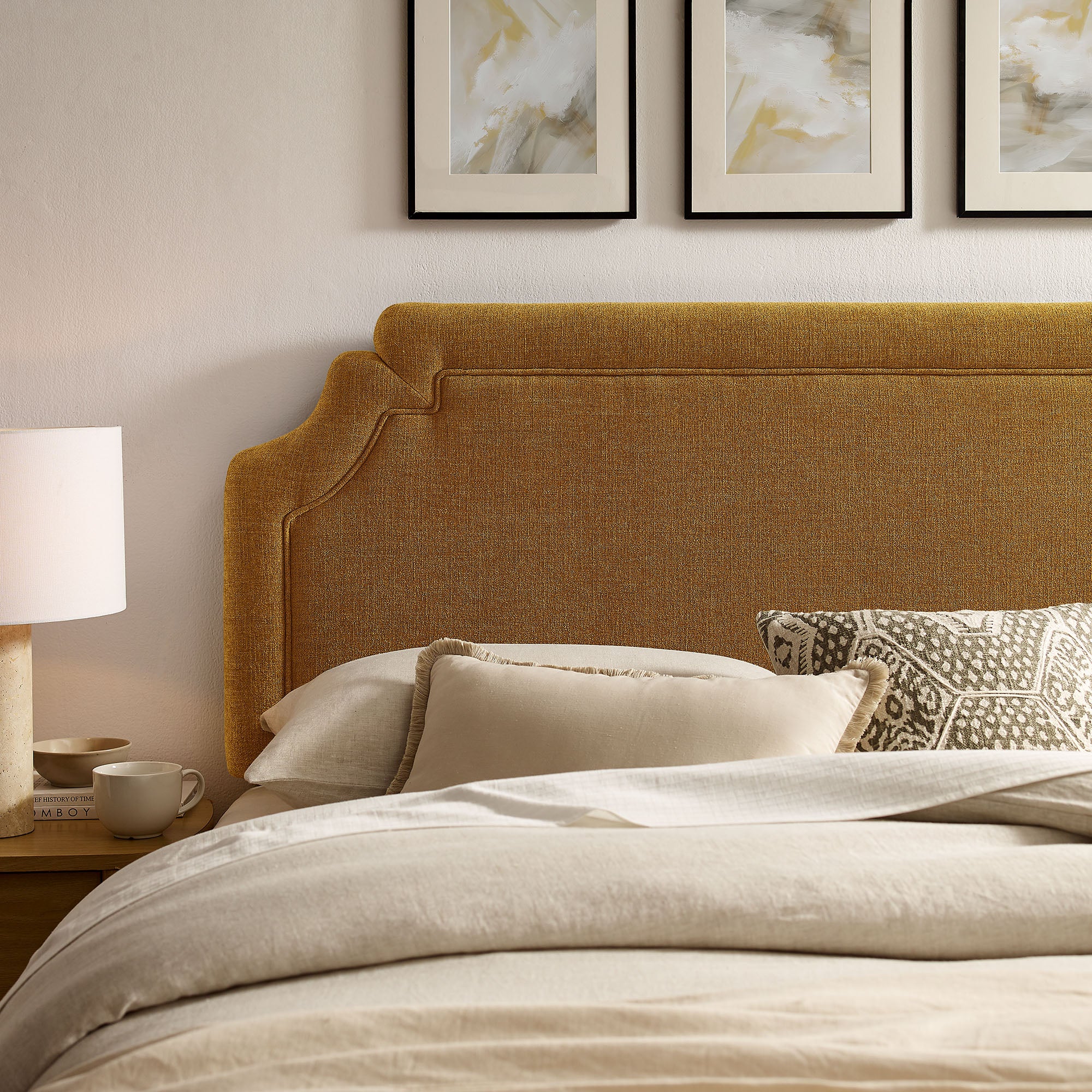 Modway MOD-7336 Magnolia Upholstered Fabric King Size Headboard