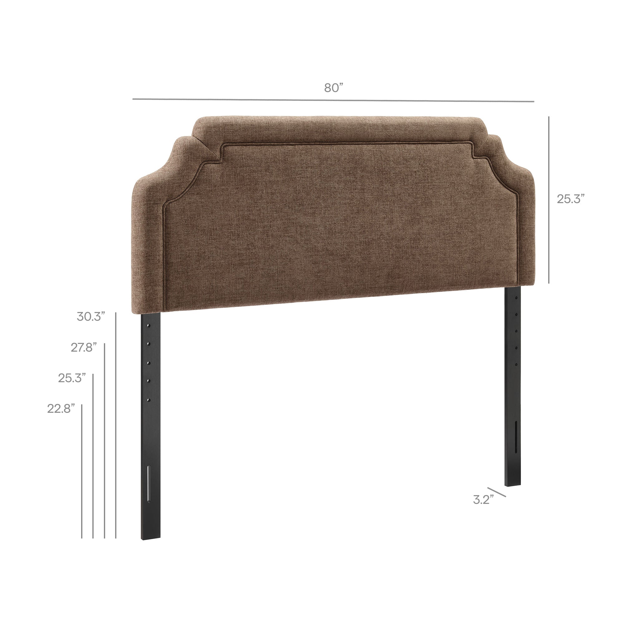 Modway MOD-7336 Magnolia Upholstered Fabric King Size Headboard