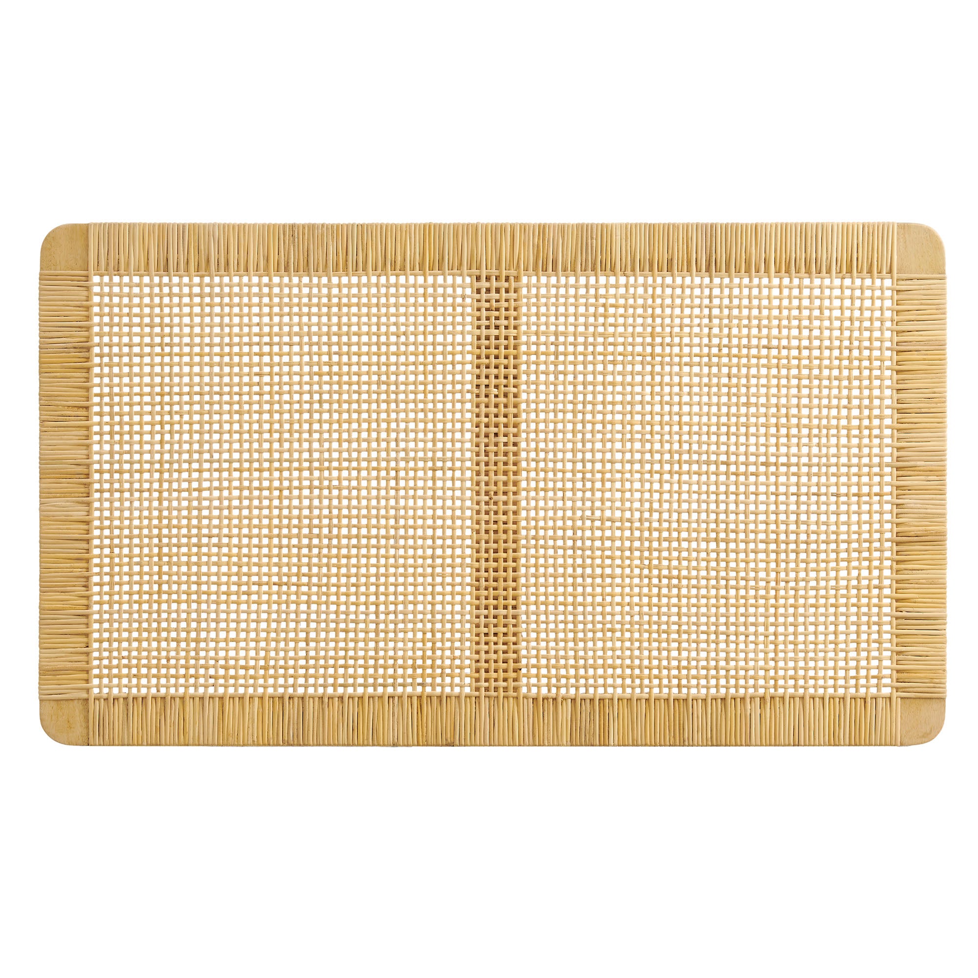 Modway MOD-7337 Sandy Wall Mounted Wood and Rattan Twin Size Headboard