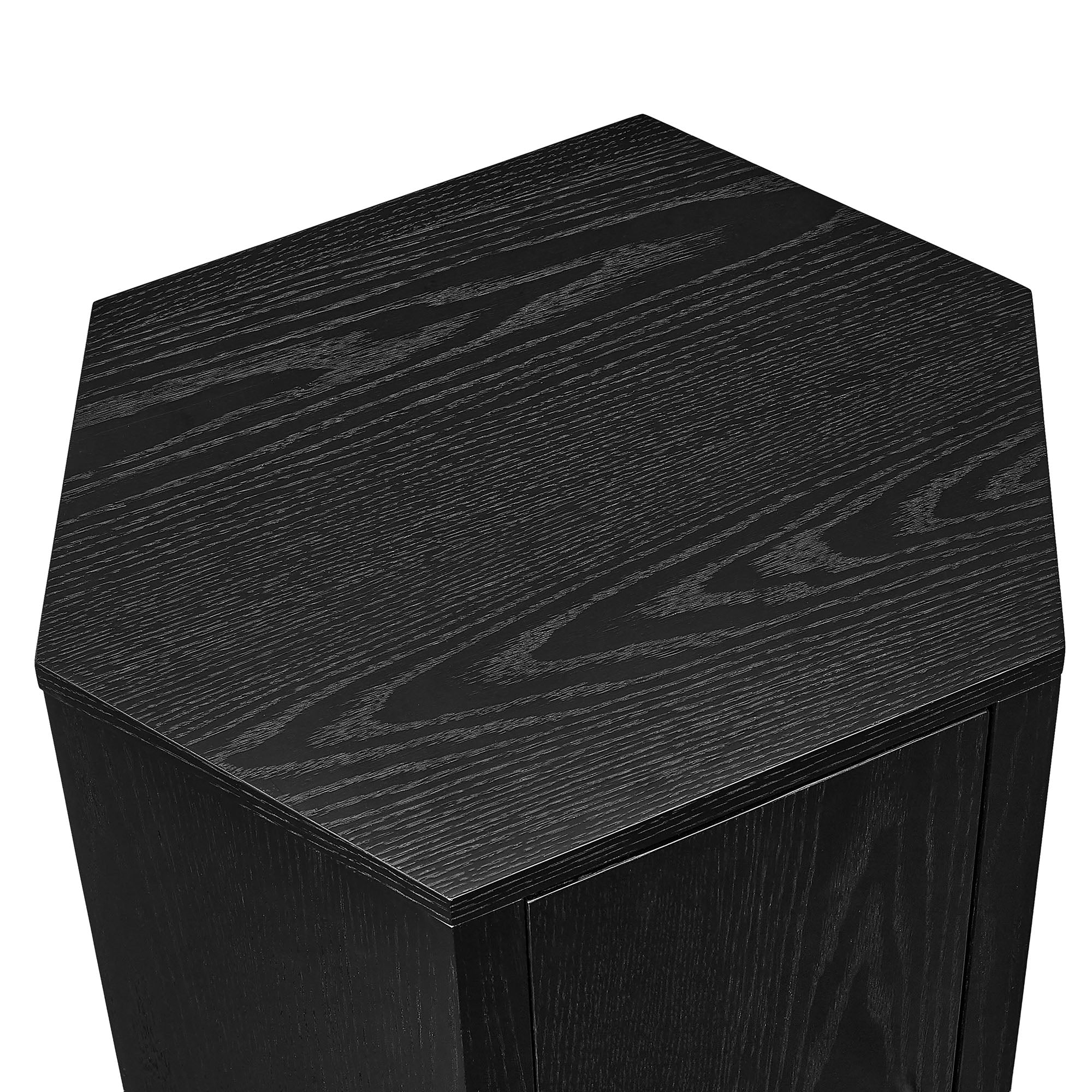 Modway Kade Faceted Wood Side Table MOD-7341