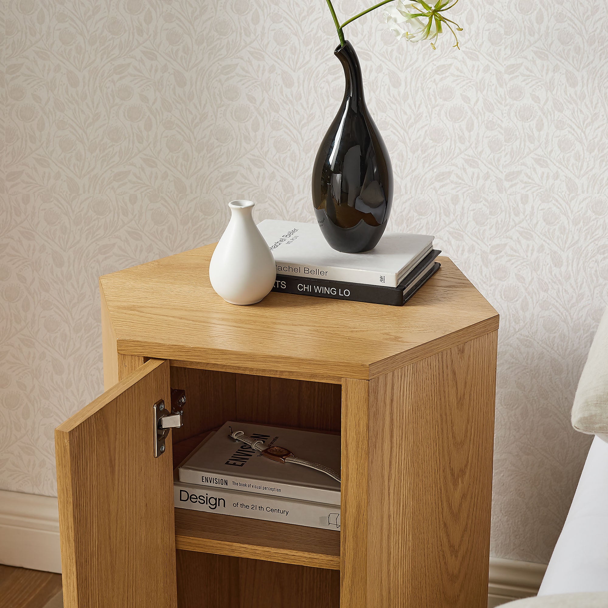 Modway Kade Faceted Wood Side Table MOD-7341