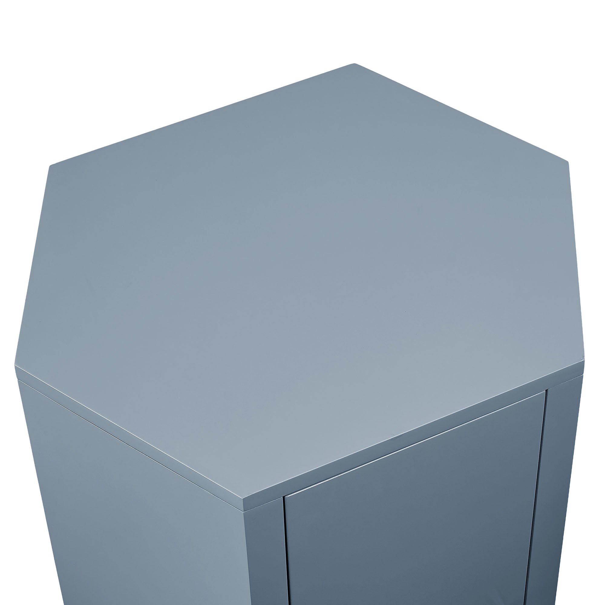 Modway Kade Faceted Semi-Gloss Side Table MOD-7342