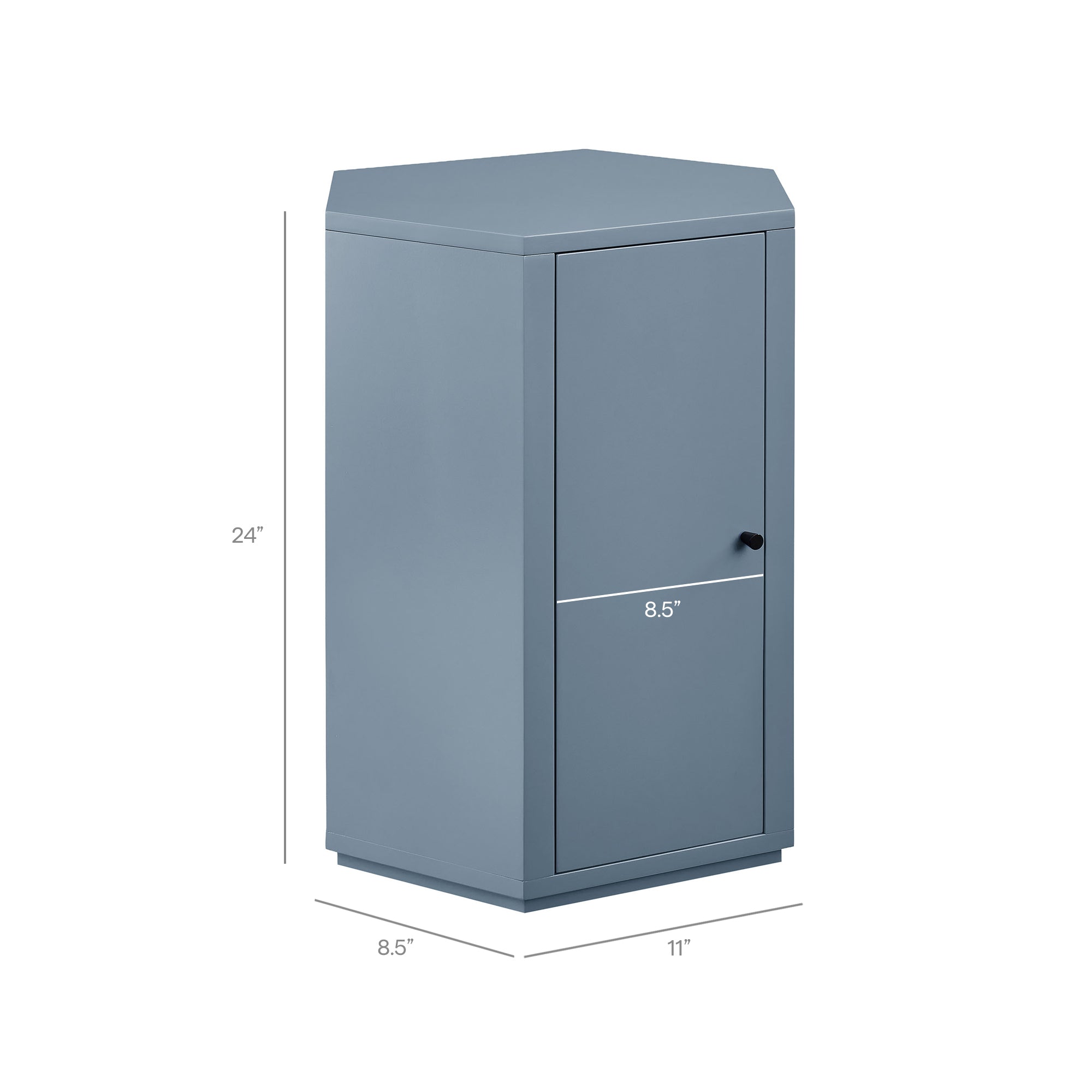 Modway Kade Faceted Semi-Gloss Side Table MOD-7342