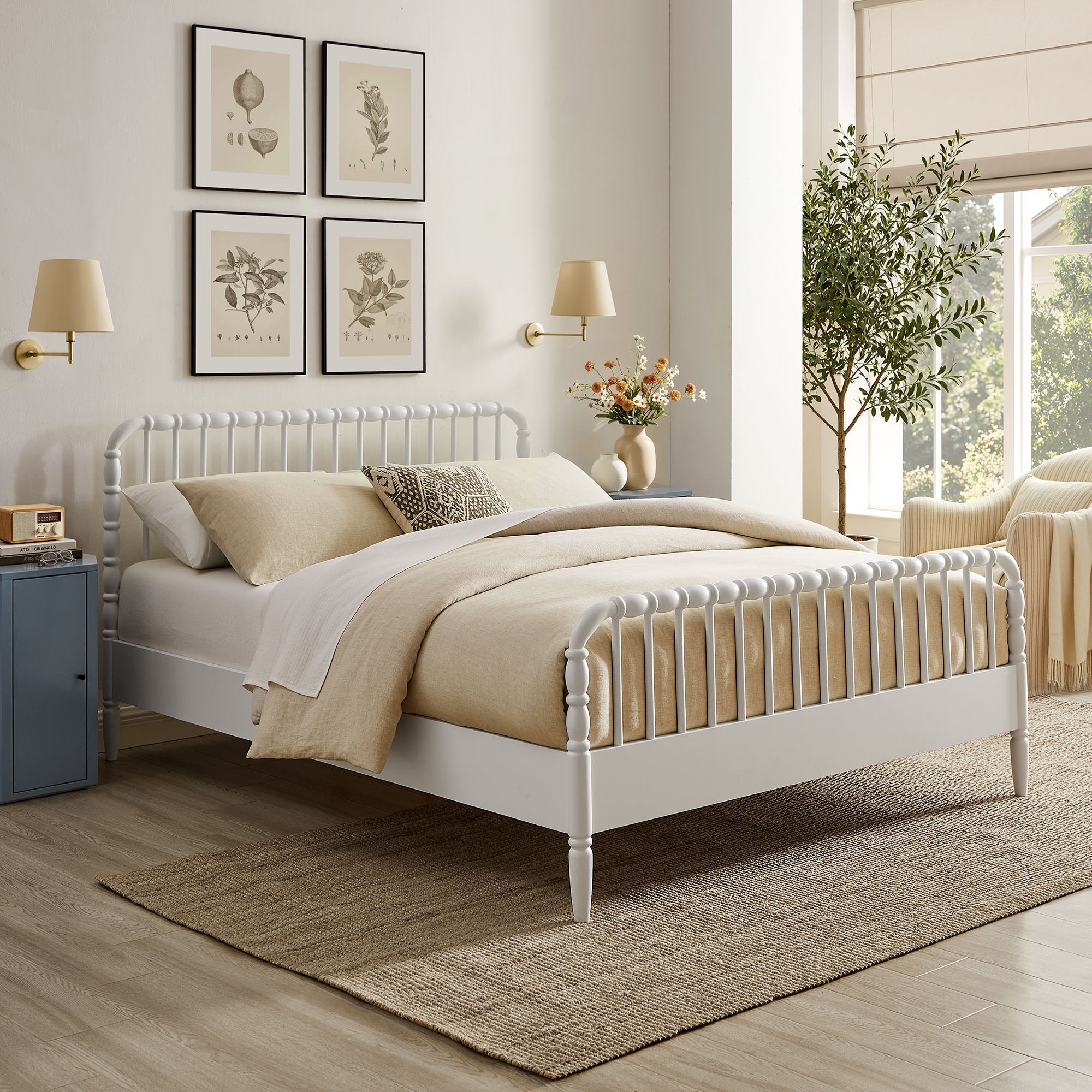 Modway Arlette Full Size Wood Spindle Bed Frame MOD-7360