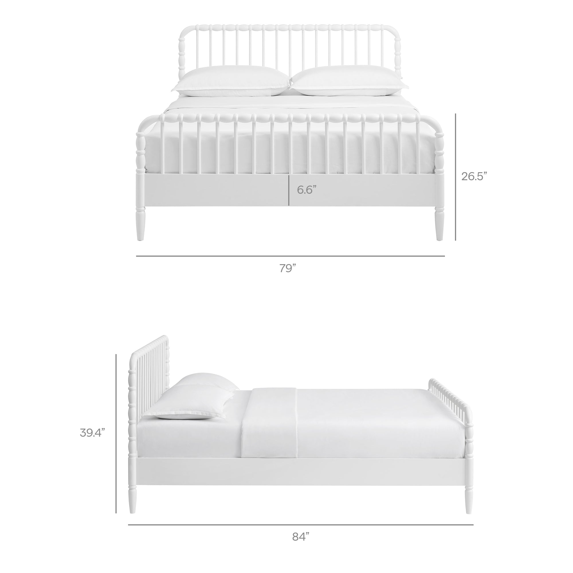 Modway Arlette King Size Wood Spindle Bed Frame MOD-7362
