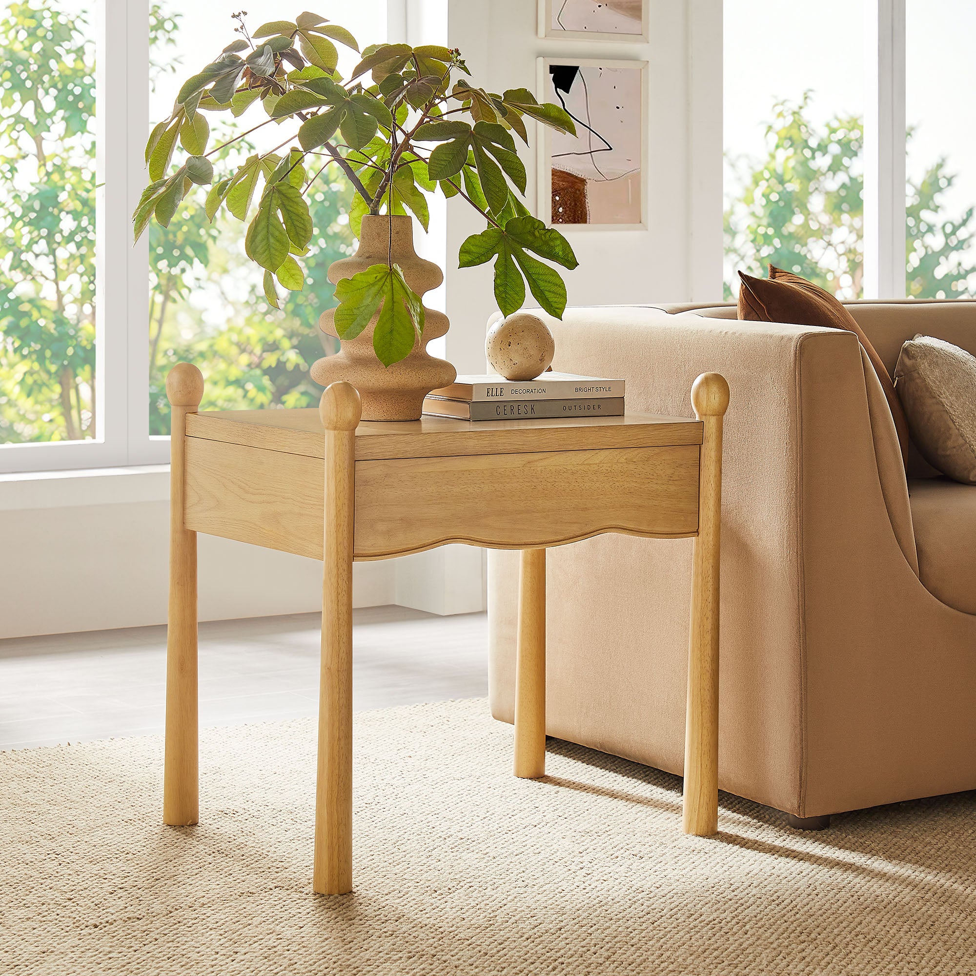 Modway Darcy Wood Nightstand or Side Table MOD-7386