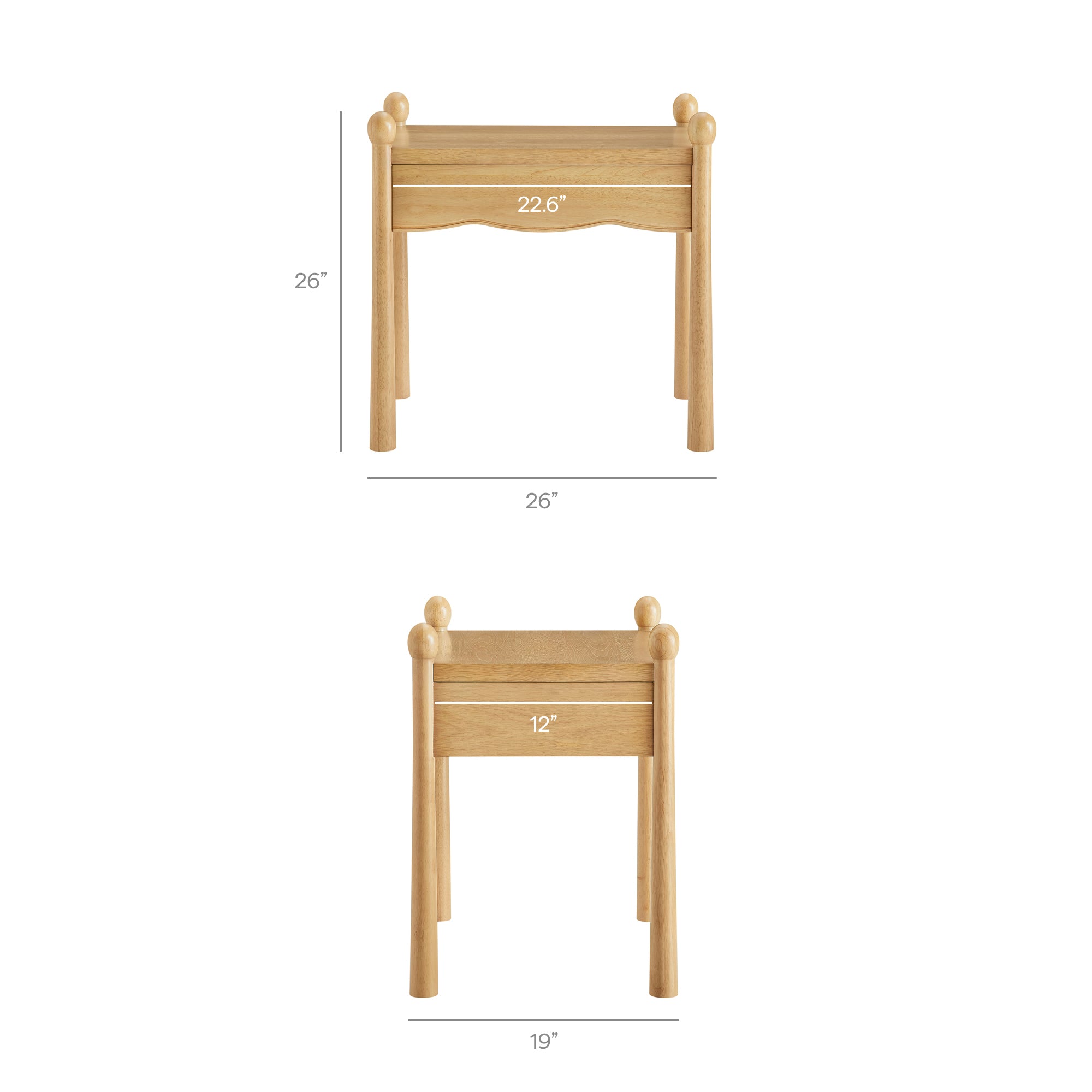 Modway Darcy Wood Nightstand or Side Table MOD-7386