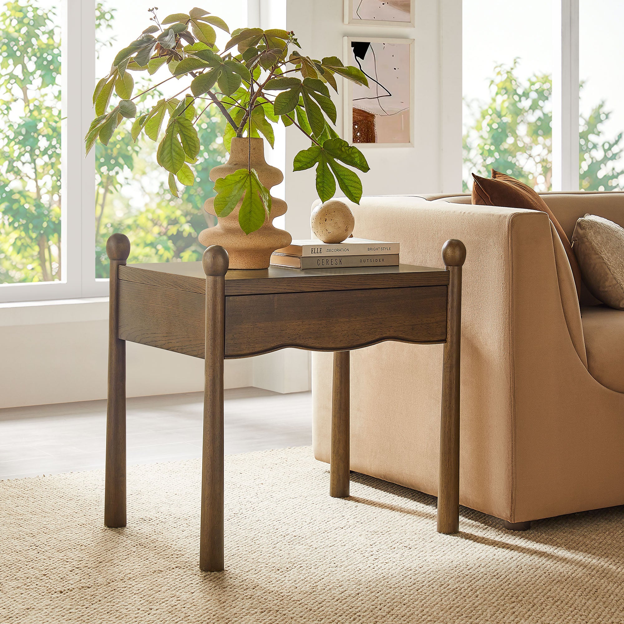 Modway Darcy Wood Nightstand or Side Table MOD-7386