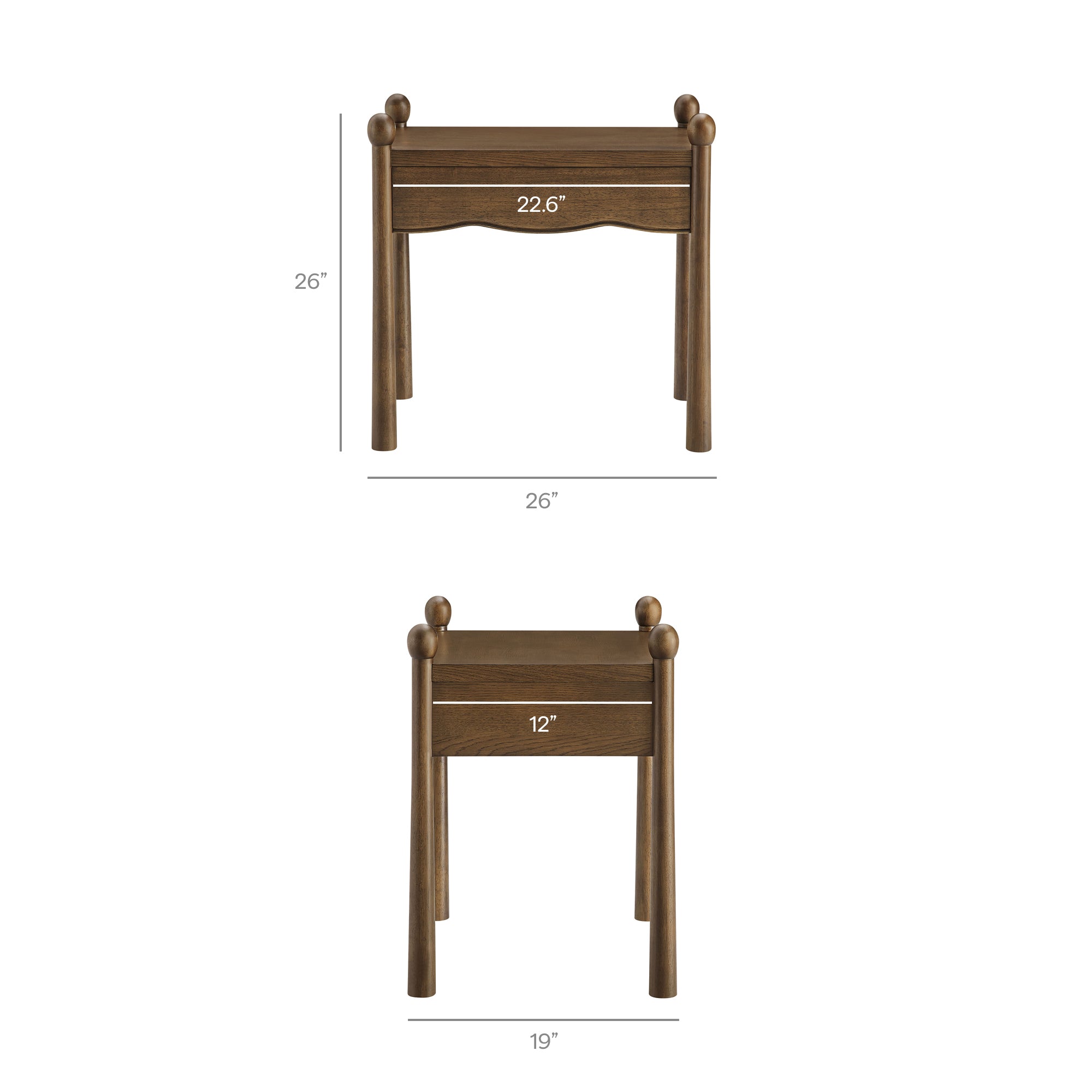 Modway Darcy Wood Nightstand or Side Table MOD-7386