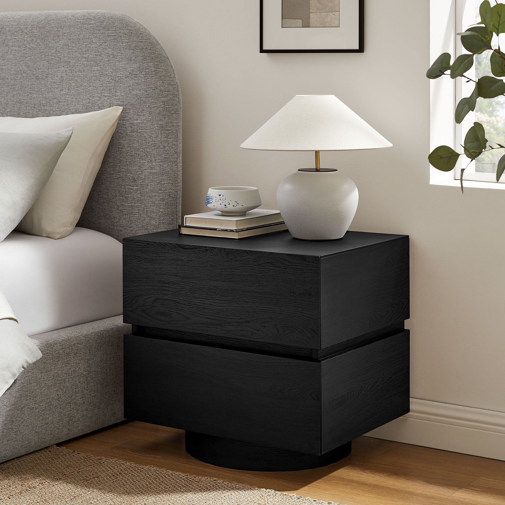 Modway Koval Floating Pedestal 2-Drawer Nightstand MOD-7804