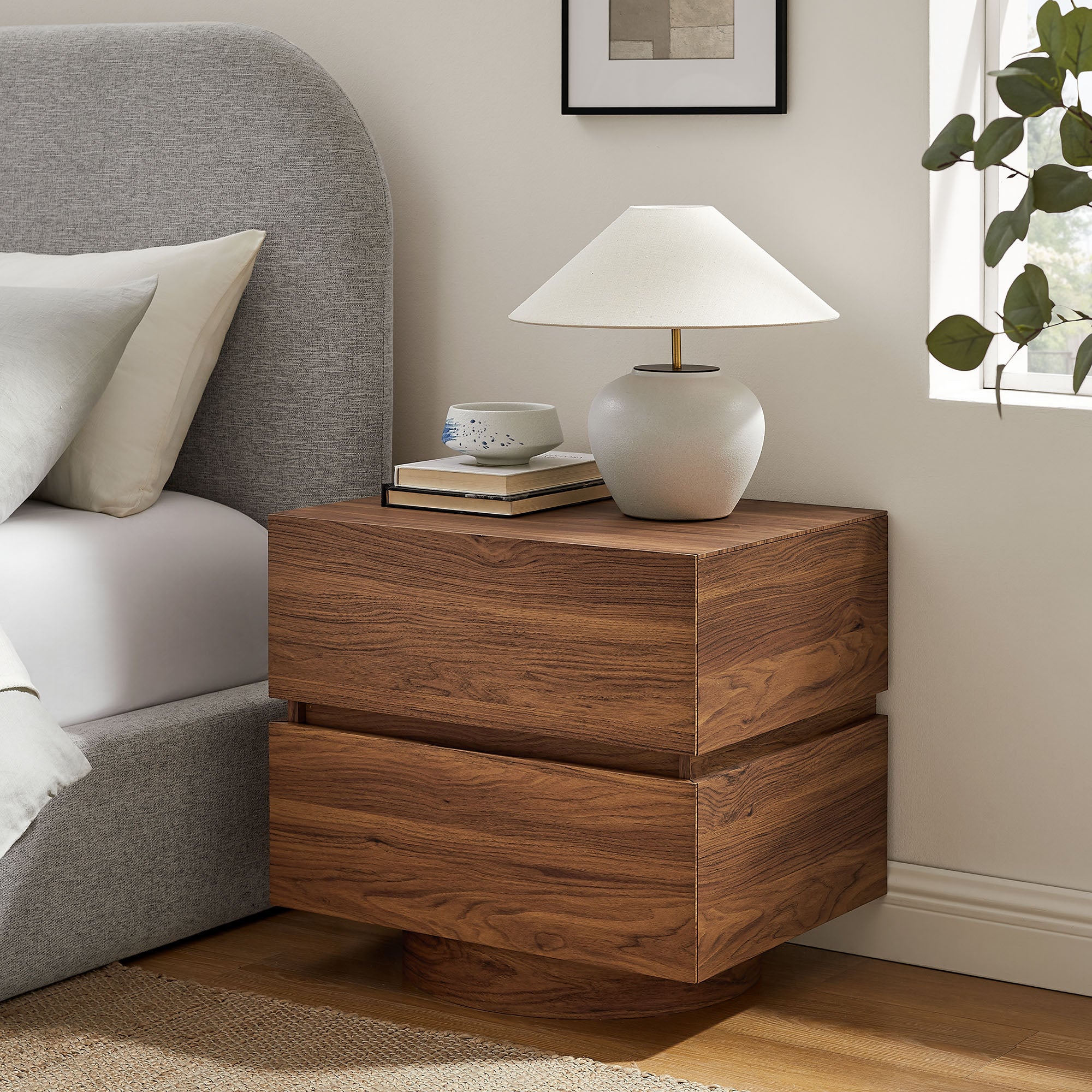 Modway Koval Floating Pedestal 2-Drawer Nightstand MOD-7804