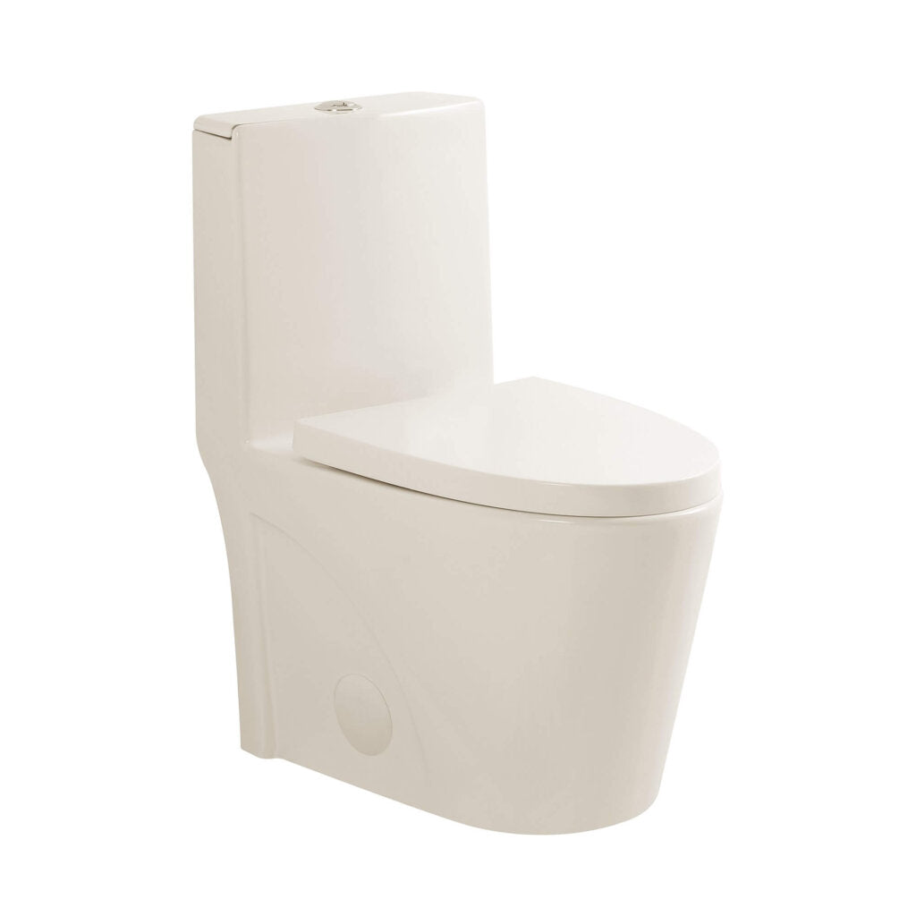 Fine Fixtures MOTB7 Ultraluxe One‑Piece Elongated Toilet – Dual Flush, 12" Rough‑In