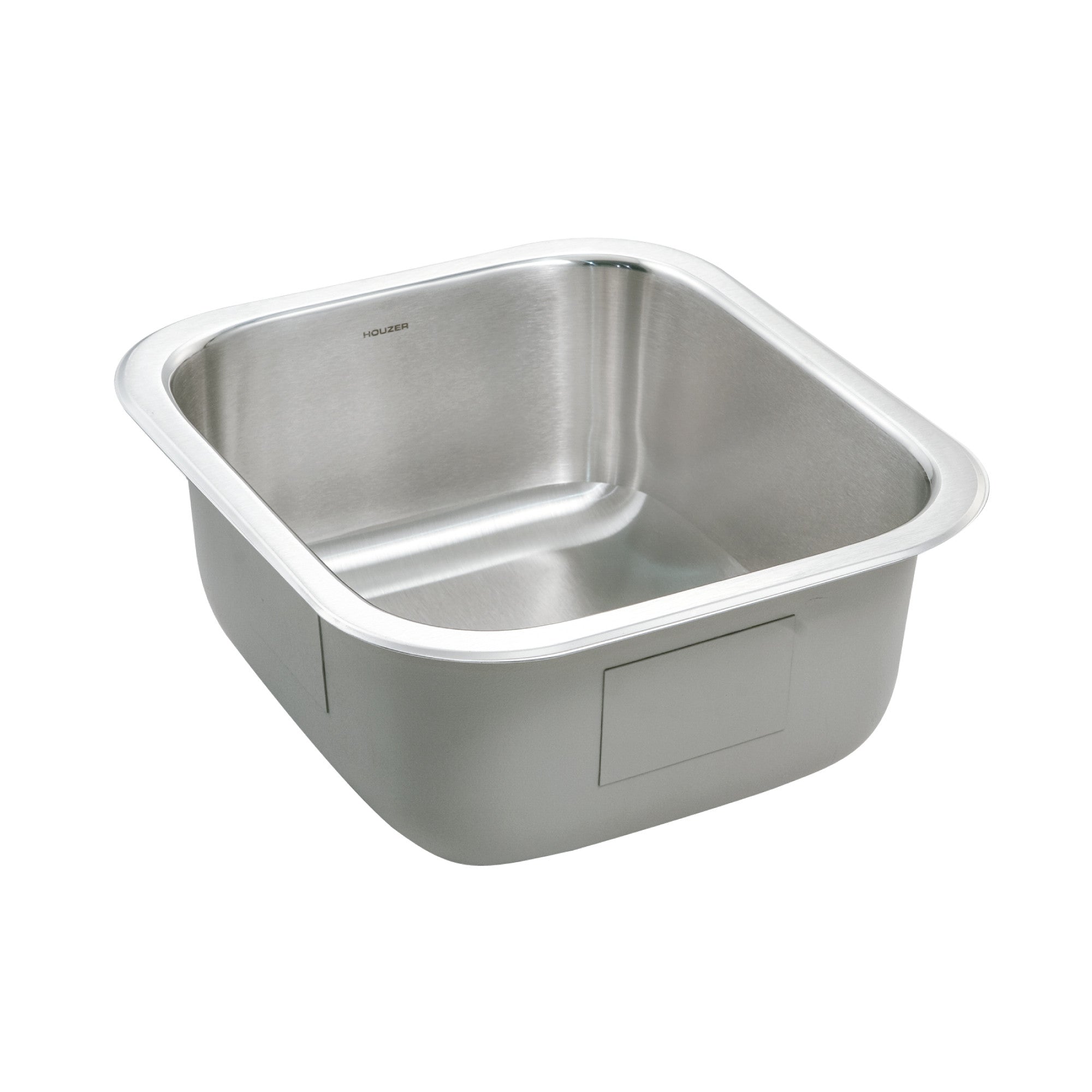 Houzer Club 17 inch Stainless Steel Undermount Bowl Bar and Prep Sink - MS-1708
