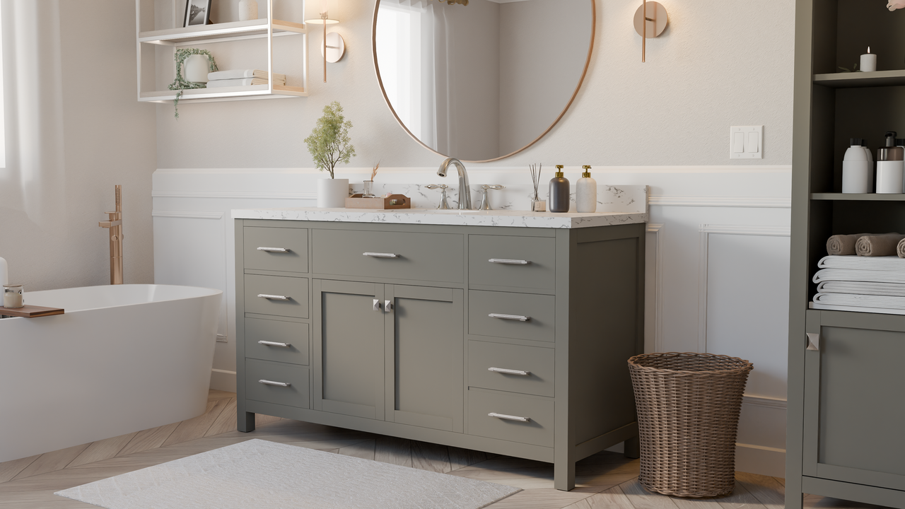 Caroline 60" Single Bath Vanity