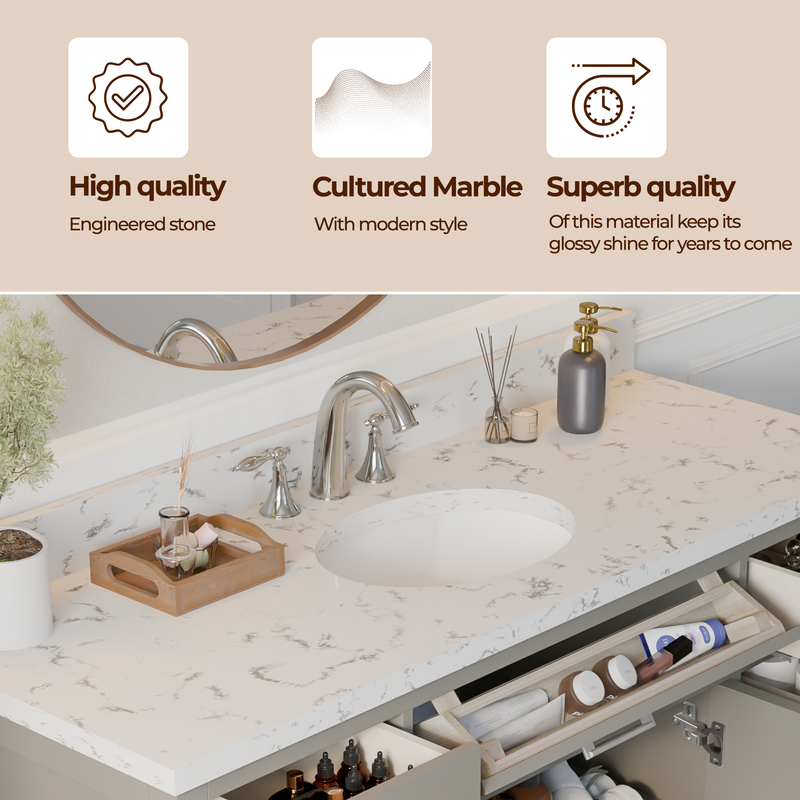 Caroline 60" Single Bath Vanity