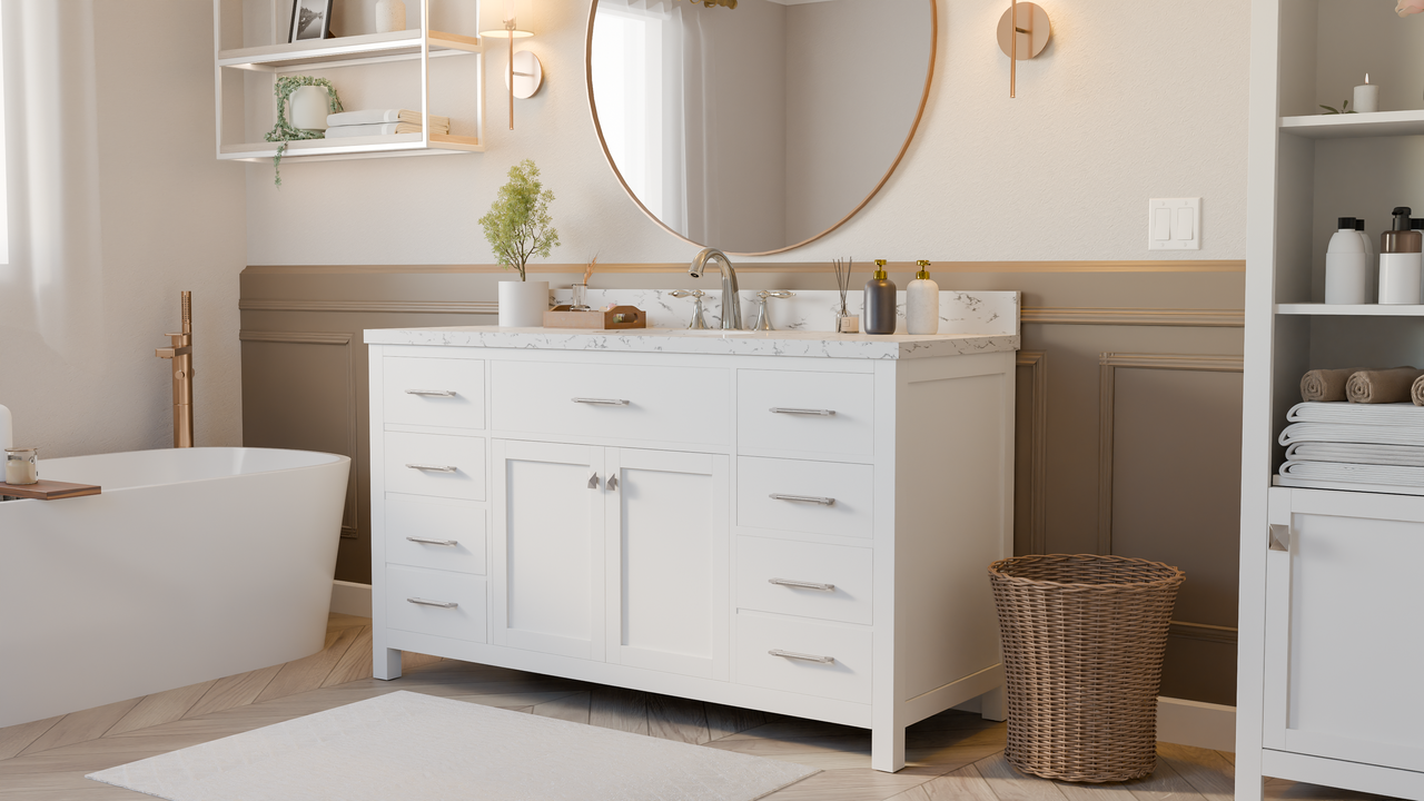 Caroline 60" Single Bath Vanity