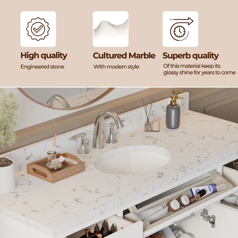 Caroline 60" Single Bath Vanity