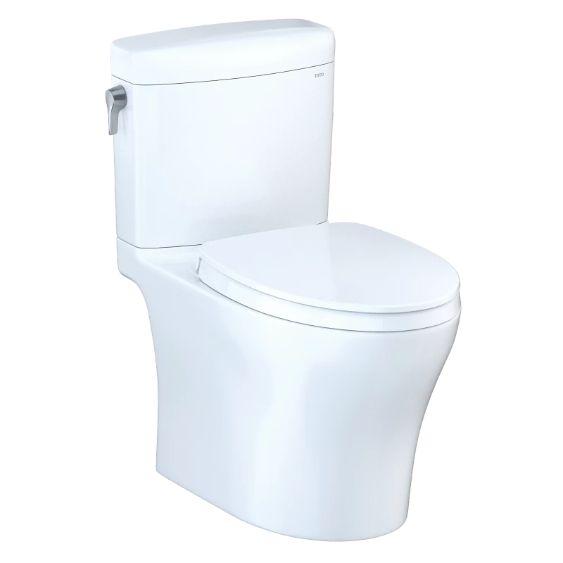 TOTO MS436124CEMFGN Aquia® IV Cube Toilet - 1.28 GPF & 0.9 GPF, Universal Height, Washlet+ Connection - New