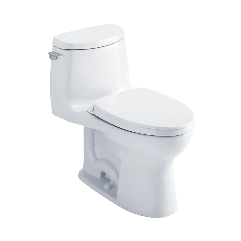 TOTO MS604124CUFG UltraMax® II 1G One-Piece Toilet, Elongated Bowl - 1.0 GPF - WASHLET+ Connection