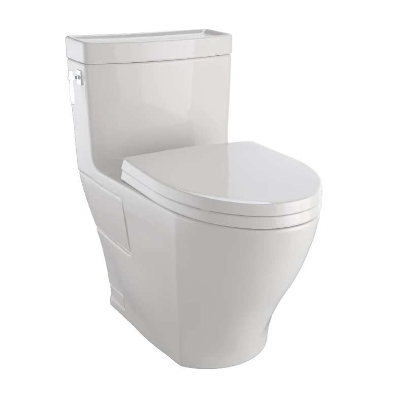 TOTO MS626124CEFG Aimes® One-Piece Toilet, 1.28GPF, Elongated Bowl - WASHLET®+ Connection