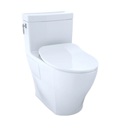 TOTO MS626234CEFG Aimes® One-Piece Toilet, 1.28GPF, Elongated Bowl - WASHLET®+ Connection - Slim Seat