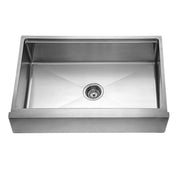 Dawn Undermount Small Corner Radius Straight Apron Single Bowl DSRF3120