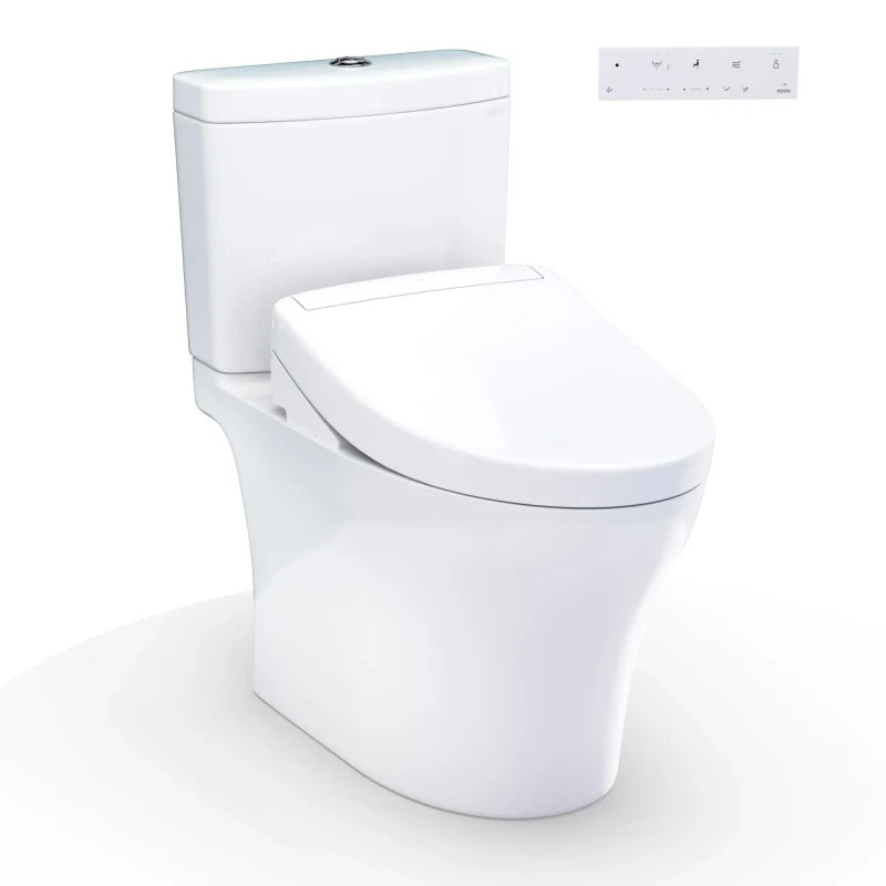 TOTO MW4463446CEMFGN Aquia® IV WASHLET®+ S5 Two-Piece Toilet - 1.28 GPF/0.9 GPF - Universal Height