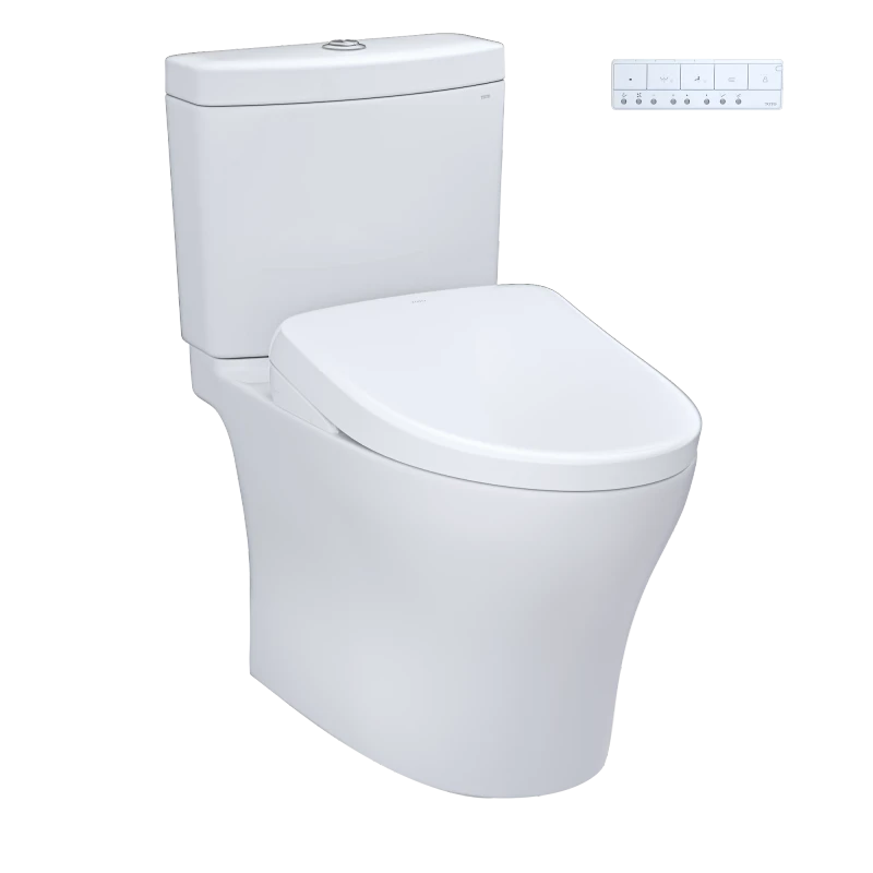 TOTO MW4464736CEMGNA Aquia® IV - WASHLET®+ S7A Two-Piece Toilet - 1.28 GPF & 0.9 GPF