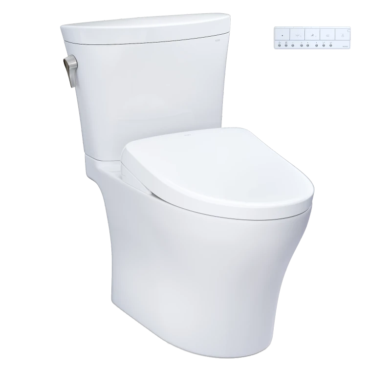 TOTO MW4484736CEMFGNA Aquia® IV Arc - WASHLET®+ S7A Two-Piece Toilet - 1.28 GPF & 0.9 GPF - Universal Height