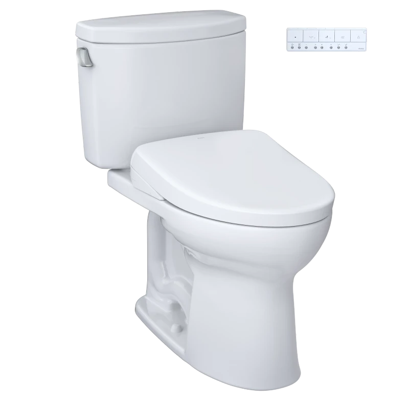TOTO MW4544736CEFGA Drake® II WASHLET®+ S7A Two-Piece Toilet - 1.28 GPF