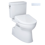 TOTO MW4744726CUFGA Vespin® II WASHLET®+ S7 Two-Piece Toilet - 1.0 GPF