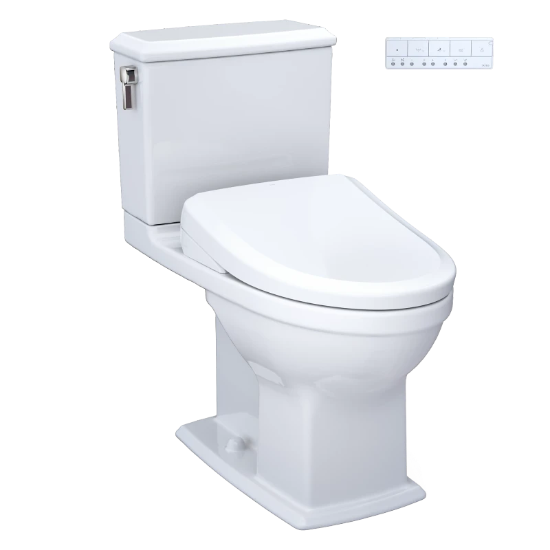 TOTO MW4944734CEMFGA Connelly - WASHLET®+ S7A Two-Piece Toilet - 1.28 GPF & 0.9 GPF
