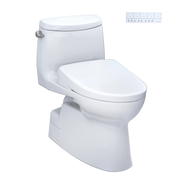 TOTO MW6144726CEFGA Carlyle® II WASHLET®+ S7 One-Piece Toilet - 1.28 GPF