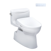 TOTO MW6444726CEFG Carolina® II WASHLET®+ S7 One-Piece Toilet - 1.28 GPF