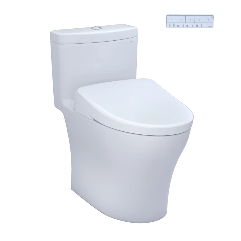 TOTO MW6464736CEMFGNA Aquia® IV - WASHLET®+ S7A One-Piece Toilet - 1.28 GPF & 0.9 GPF