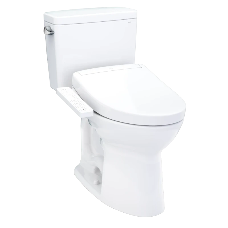 TOTO MW7763346CEFG Drake® WASHLET®+ S2 Two-Piece Toilet - 1.28 GPF - Universal Height