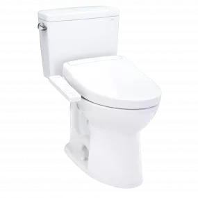 TOTO MW7763346CSFG Drake® WASHLET®+ S2 Two-Piece Toilet - 1.6 GPF - Universal Height