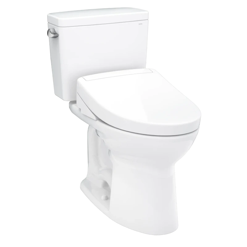 TOTO MW7763446CSFG Drake® WASHLET®+ S5 Two-Piece Toilet - 1.6 GPF - Universal Height